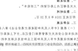 重磅！德州电动三、四轮车专项整治行动全面启动，违规上路将罚款！